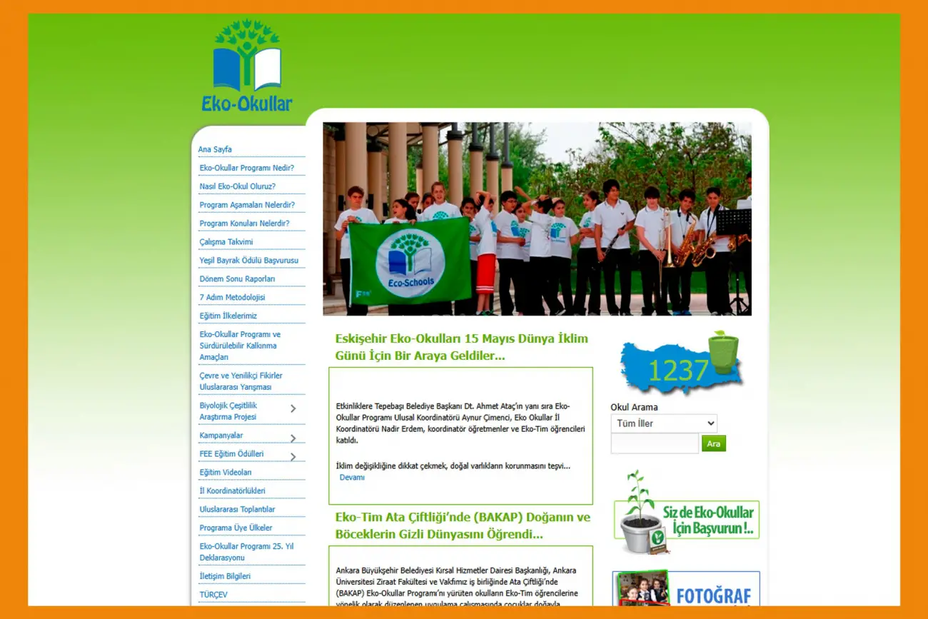 Çevre bilinçli nesiller yetiştiriyoruz.